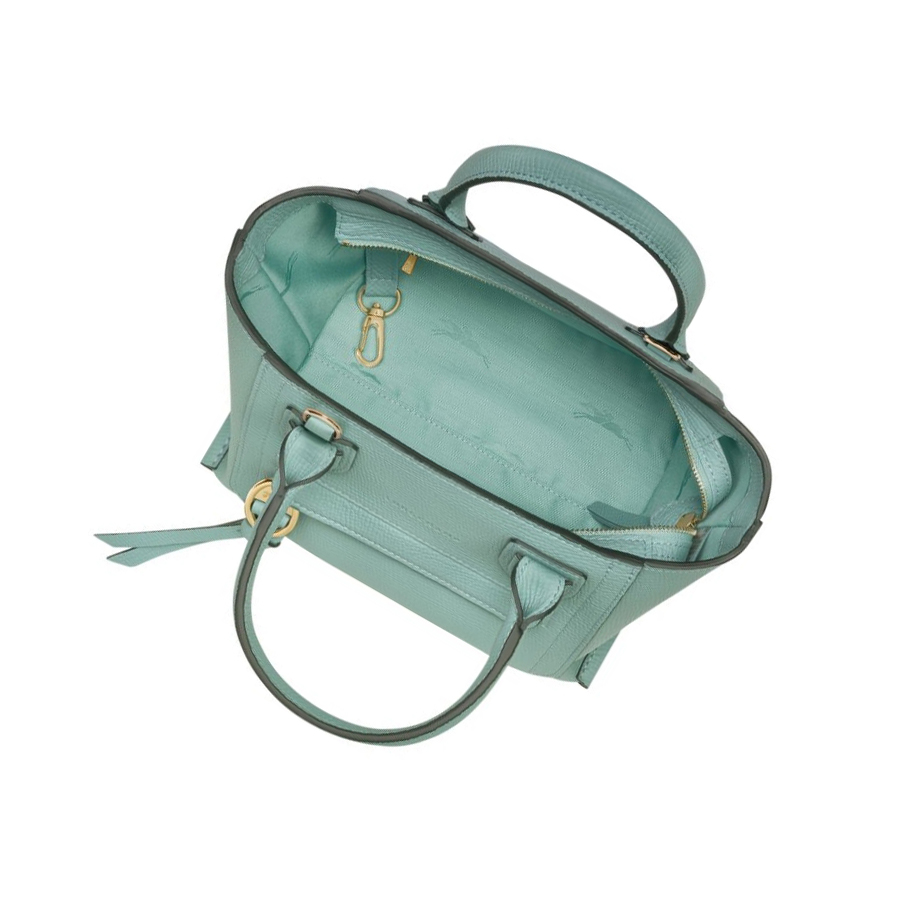 Torebki Damskie Longchamp Mailbox S Niebieskie | PL-916LFQK