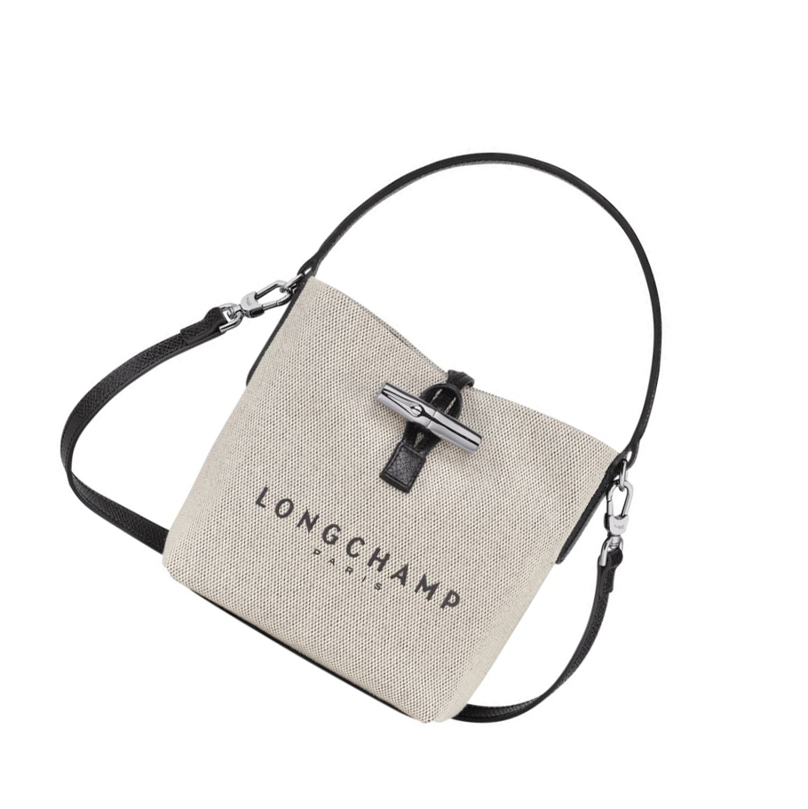 Torebki Damskie Longchamp Roseau S Beżowe | PL-829USMP