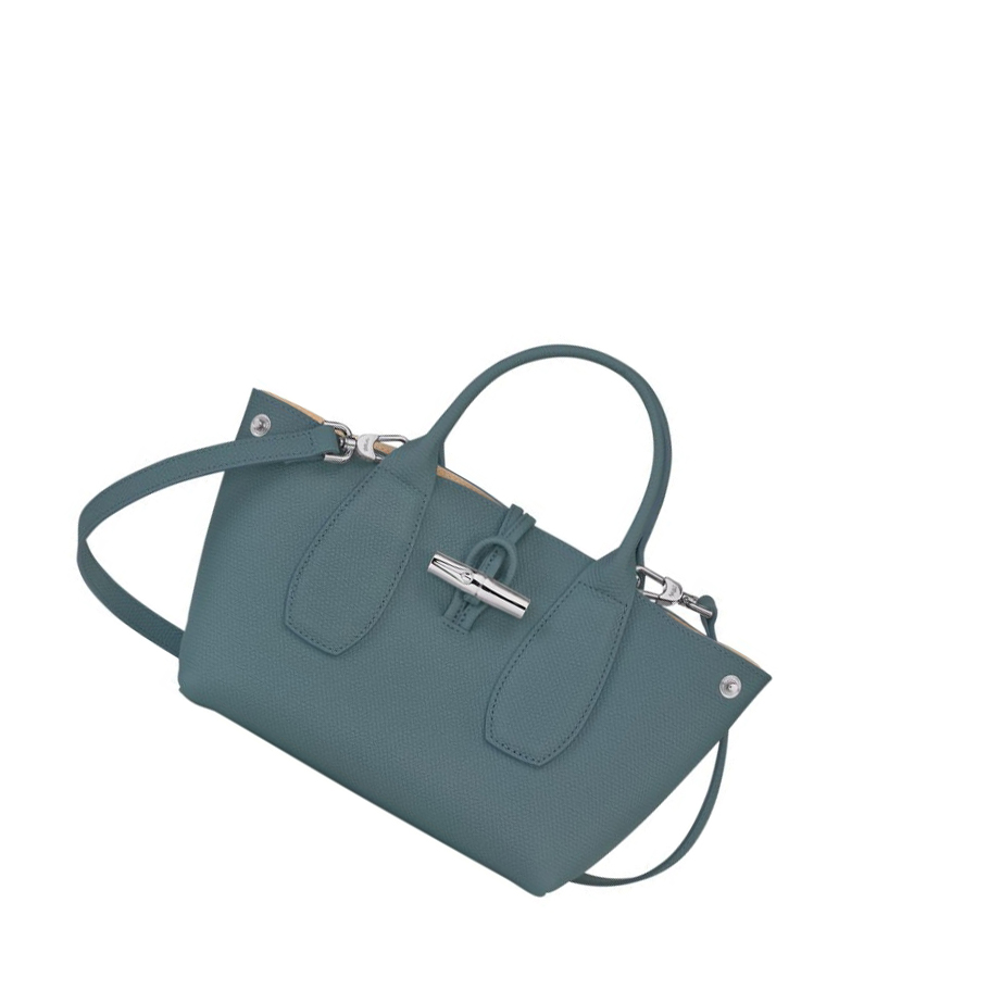 Torebki Damskie Longchamp Roseau S Niebieskie | PL-358OLKB