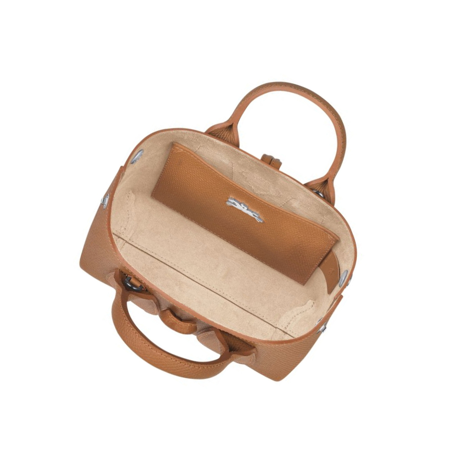 Torebki Damskie Longchamp Roseau XS Beżowe | PL-824WIDK