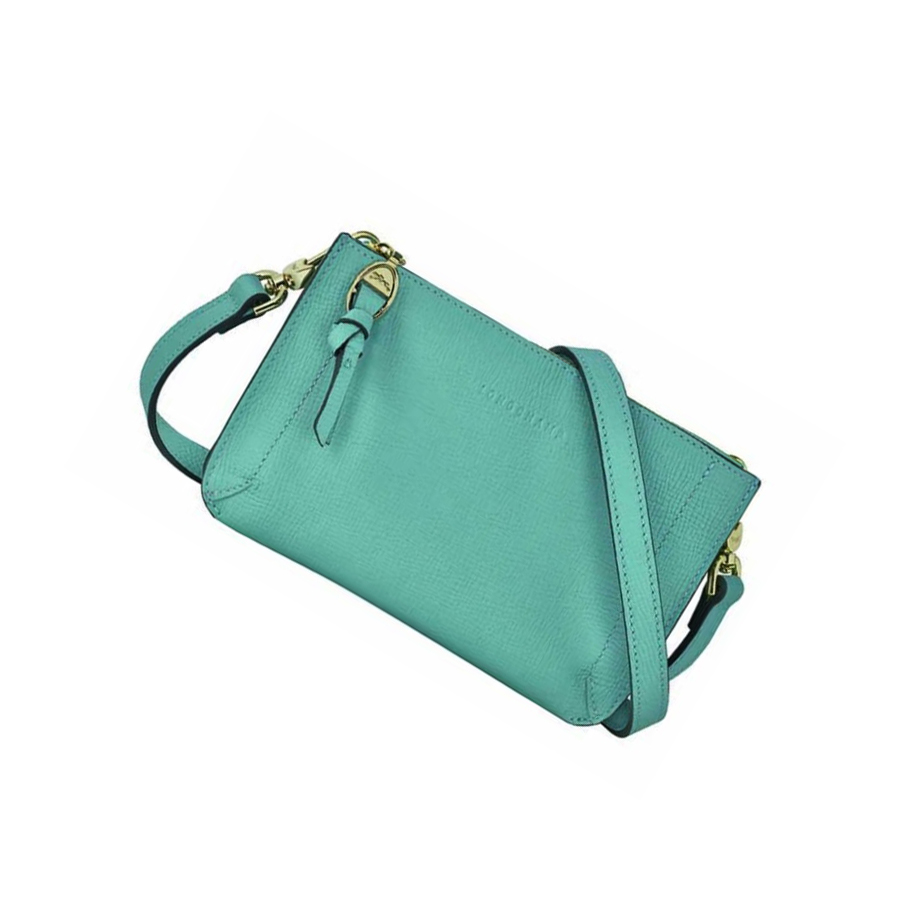 Zapinaj Portfele Damskie Longchamp Mailbox Niebieskie | PL-197ABCW