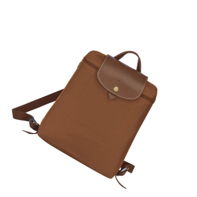 Plecaki Damskie Longchamp Le Pliage Original Brązowe | PL-507FPZW