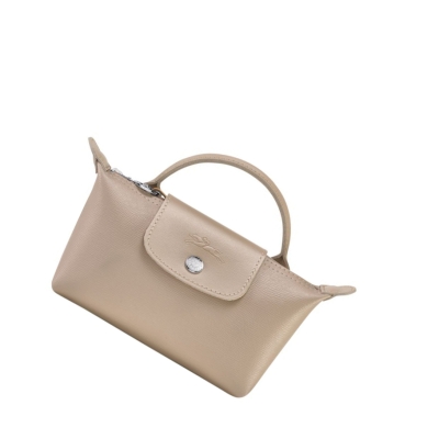 Pouches Damskie Longchamp Le Pliage City Beżowe | PL-276YOFU