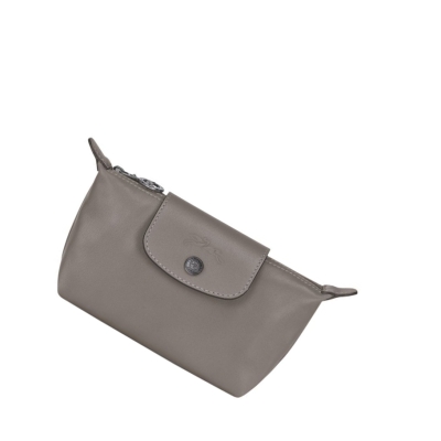 Pouches Damskie Longchamp Le Pliage Cuir Szare | PL-315JAKF