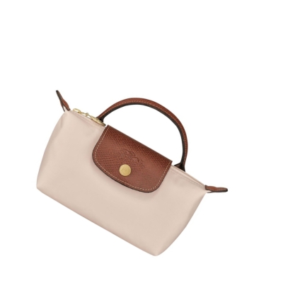 Pouches Damskie Longchamp Le Pliage Original Beżowe | PL-214TWGD