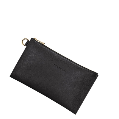 Pouches Męskie Longchamp Le Foulonné Czarne | PL-467KNYF