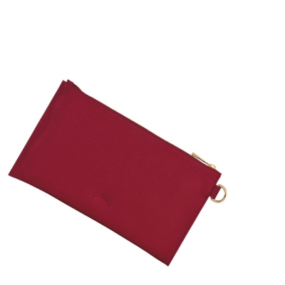 Pouches Męskie Longchamp Le Foulonné Czerwone | PL-410JIFV