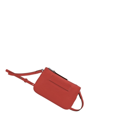 Torba Crossbody Damskie Longchamp 3D Czerwone | PL-358YUOM