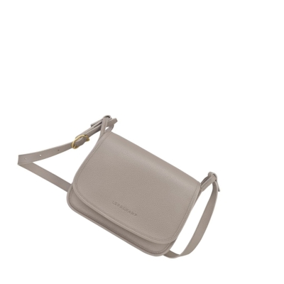 Torba Crossbody Damskie Longchamp Le Foulonné M Szare | PL-527DTIQ