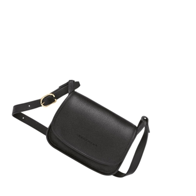 Torba Crossbody Damskie Longchamp Le Foulonné S Czarne | PL-631JBPA