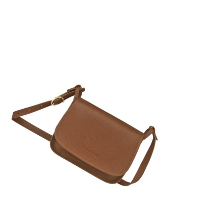 Torba Crossbody Damskie Longchamp Le Foulonné M Brązowe | PL-826JKDB