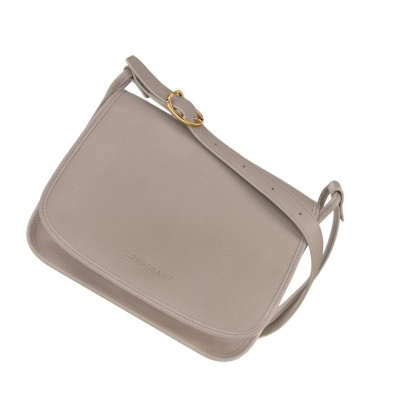 Torba Crossbody Damskie Longchamp Le Foulonné L Szare | PL-942EHXW