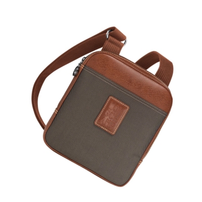 Torba Crossbody Męskie Longchamp Boxford S Brązowe | PL-863UPND