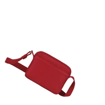 Torba Crossbody Męskie Longchamp Le Foulonné Czerwone | PL-175LWJF