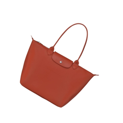 Torby Na Zakupy Damskie Longchamp Le Pliage City L Czerwone | PL-193LZTH