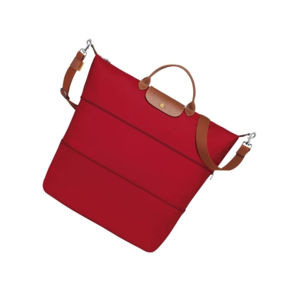 Torby Podróżne Damskie Longchamp Le Pliage Czerwone | PL-482VHAM