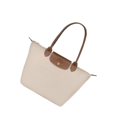 Torby Przez Ramię Damskie Longchamp Le Pliage Original S Beżowe | PL-392AQFX