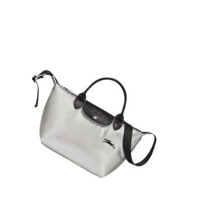 Torebki Damskie Longchamp Le Pliage Alpin S Srebrne | PL-102YZAC