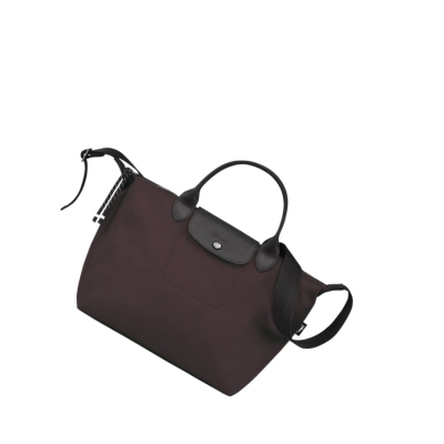 Torebki Damskie Longchamp Le Pliage Energy M Bordowe | PL-438EKYB