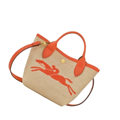 Torebki Damskie Longchamp Le Pliage Paris - Saint-Tropez Pomarańczowe | PL-473MTAR